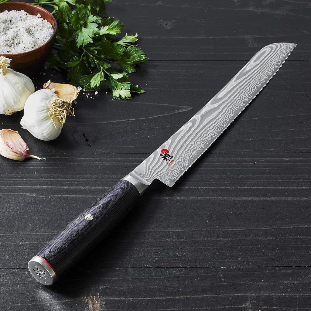 Miyabi bread knife, damascus bread knife
best bread knife
serrated bread knife
Best bread knives	
best bread knife for sourdough	
best sourdough bread knife
best serrated bread knife
